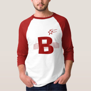 Camiseta De t-shirt básico do Raglan da Capa dos homens 3/