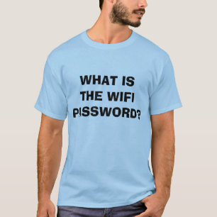 Camiseta De "t-shirt da senha Wifi"