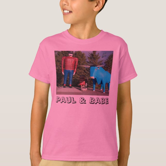 Camiseta De "t-shirt das meninas Paul & de borracho" (Frente)