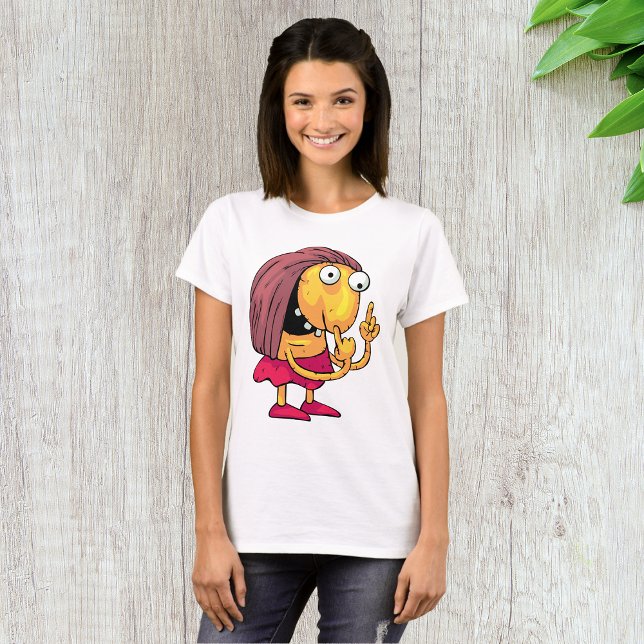 Camiseta de T-Shirt das Mulheres Estranhas (Criador carregado)
