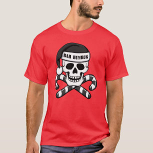 Camiseta De "t-shirt do crânio da farsa Bah"