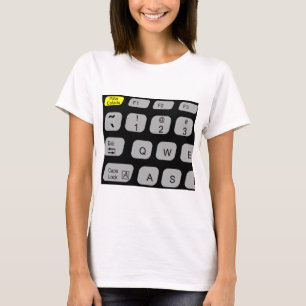 Camiseta De "t-shirt do teclado do escape Pina Colada"
