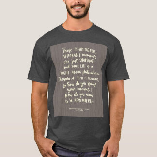 Camiseta De "t-shirt dos homens aqueles momentos memoráveis