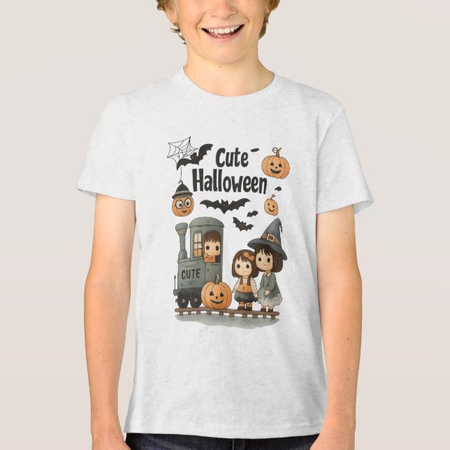 Camiseta de T-Shirt para Crianças Bonitas - Cão de (Frente)