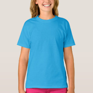Camiseta De T-Shirt Sem Marcação, Básica E Teal