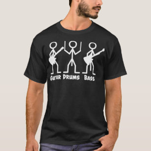 Camiseta de Tambores de Violão (branca)