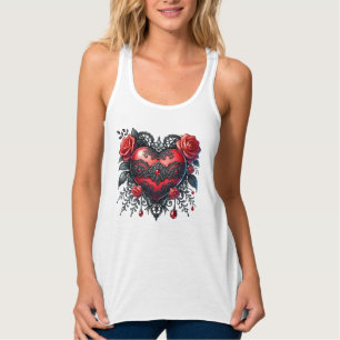 Camiseta de tanque do Dia dos Namorados com tema G