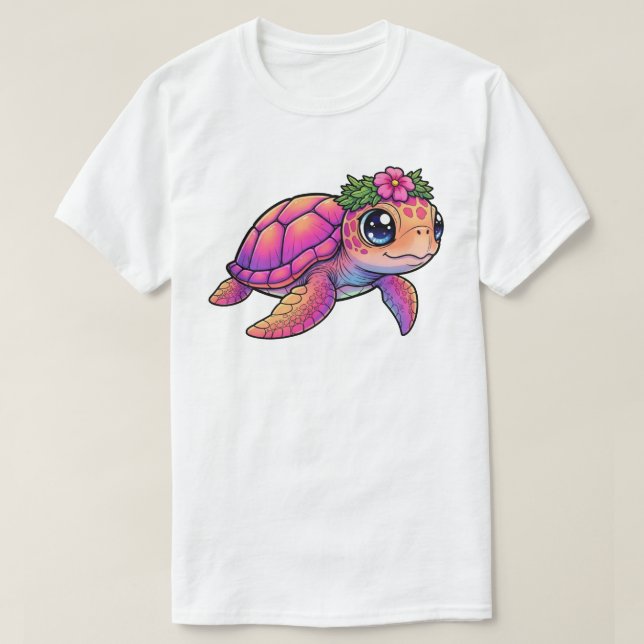 Camiseta de Tartaruga Marinha (Frente do Design)
