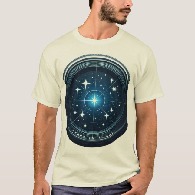 Camiseta de Tendência de Foco Estrela do Zazzle (Frente)