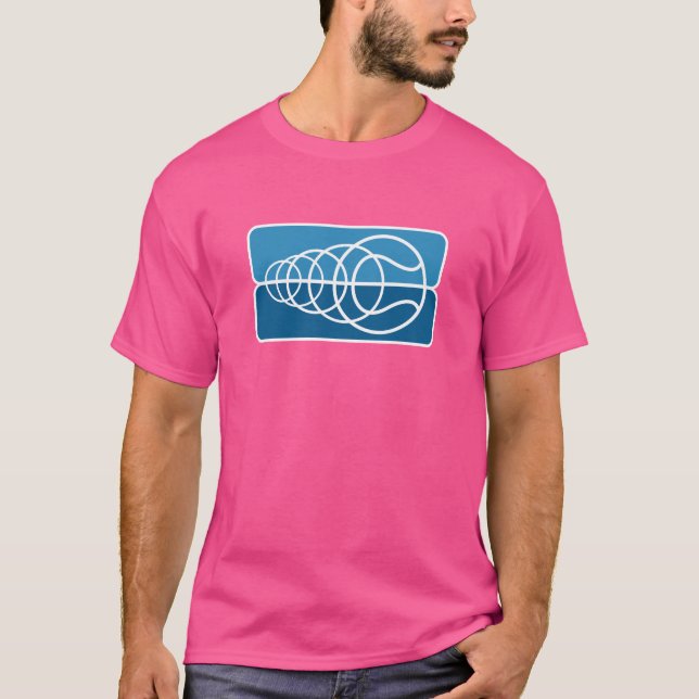 Camiseta de Ténis Masculina: Modelo de 3D Ball Str (Frente)
