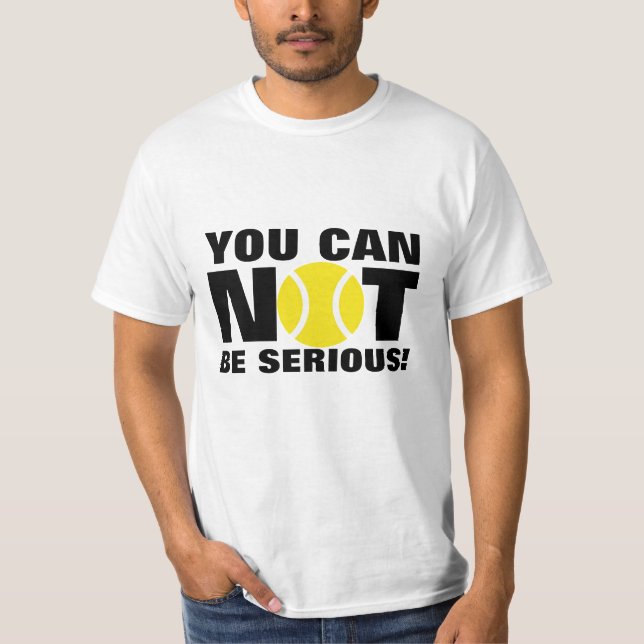 Camiseta de Tênis para Mac | Você não pode estar f (Frente)