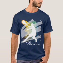Camiseta de ténis personalizada para homens