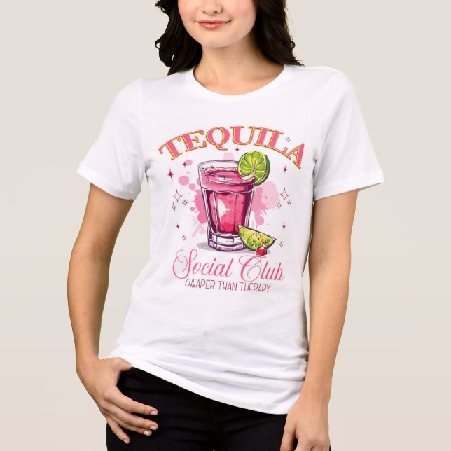 Camiseta de Tequila Feminina (Frente)