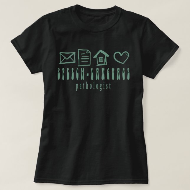 Camiseta de Terapeuta da Fala, Terapia da Fala (Frente do Design)