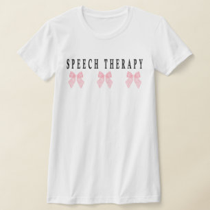 Camiseta de Terapia da Fala, Camiseta SLP, Laços R
