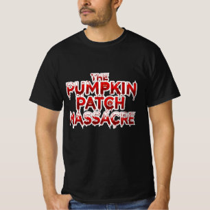 Camiseta de Terror do Massacre do Campo de Abóbora