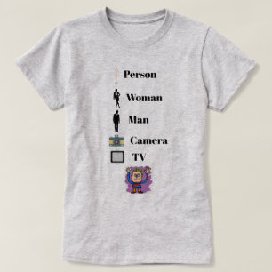 Camiseta de teste cognitivo