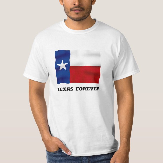 Camiseta De TEXAS t-shirt do valor PARA SEMPRE - (Frente)
