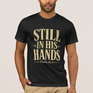 Camiseta de Texto Creme Modelo Ainda Em Suas Mãos