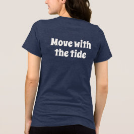Camiseta de texto de estilo de vida calmo 'Siga a