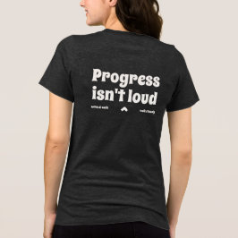 Camiseta de texto Força Silenciosa Não é Barulho d