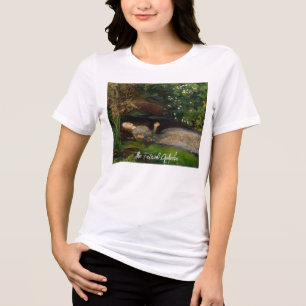 Camiseta de texto personalizável O Destino de Ofél