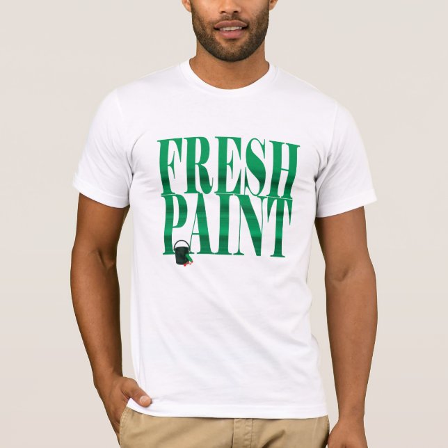Camiseta de tinta fresca (Frente)