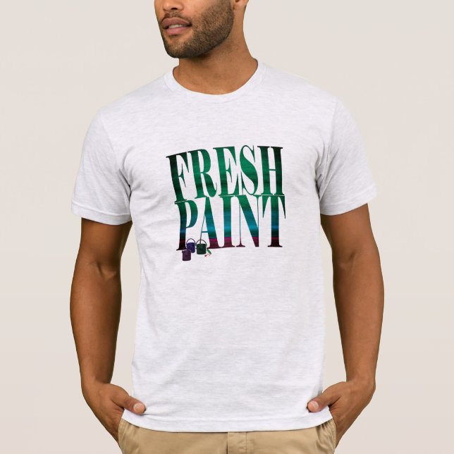 Camiseta de tinta fresca (Frente)