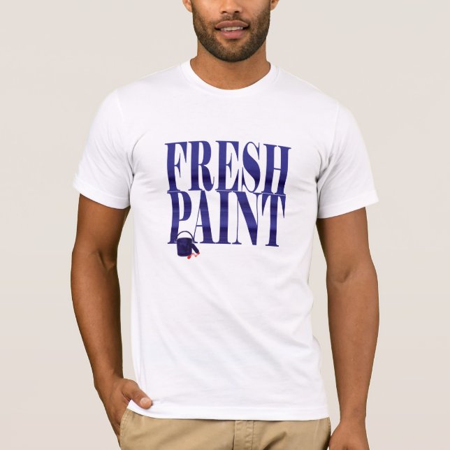 Camiseta de tinta fresca (Frente)