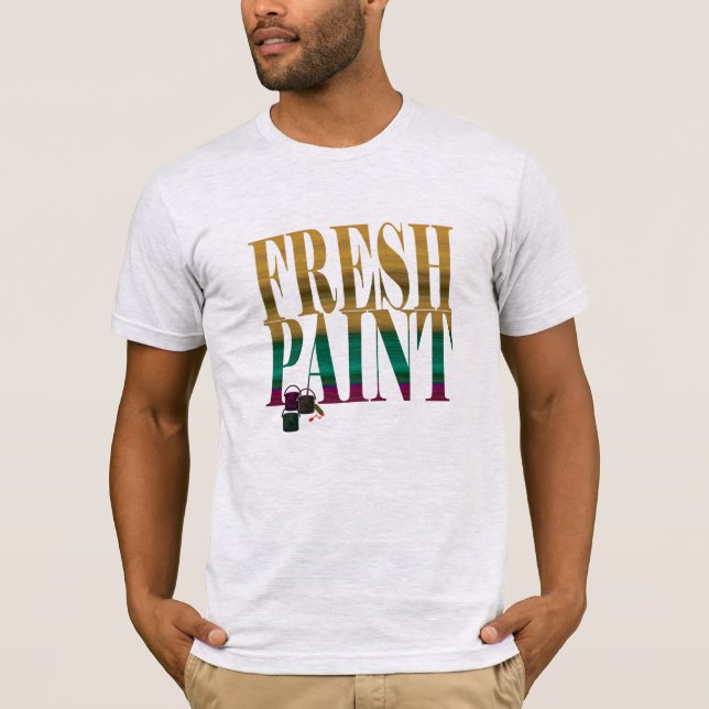 Camiseta de tinta fresca (Frente)