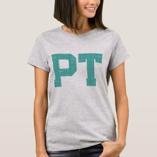 Camiseta de Tipografia de Terapia Física PT