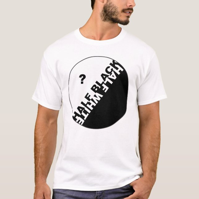 Camiseta de tipografia em preto ou semimanureto (Frente)