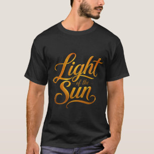 Camiseta de Tipografia Golden Sunlight