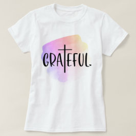 Camiseta de Tipografia Grateful Cross