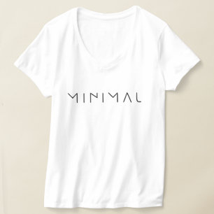 Camiseta de Tipografia Minimalista
