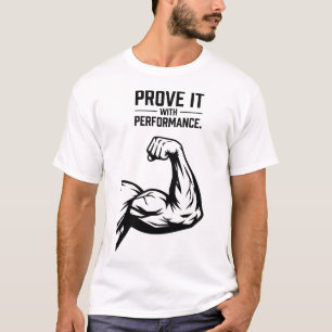 Camiseta de Tipografia Minimalista Prove It - Acco