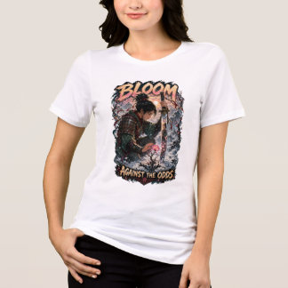 Camiseta de Tipografia Motivacional Abençoada