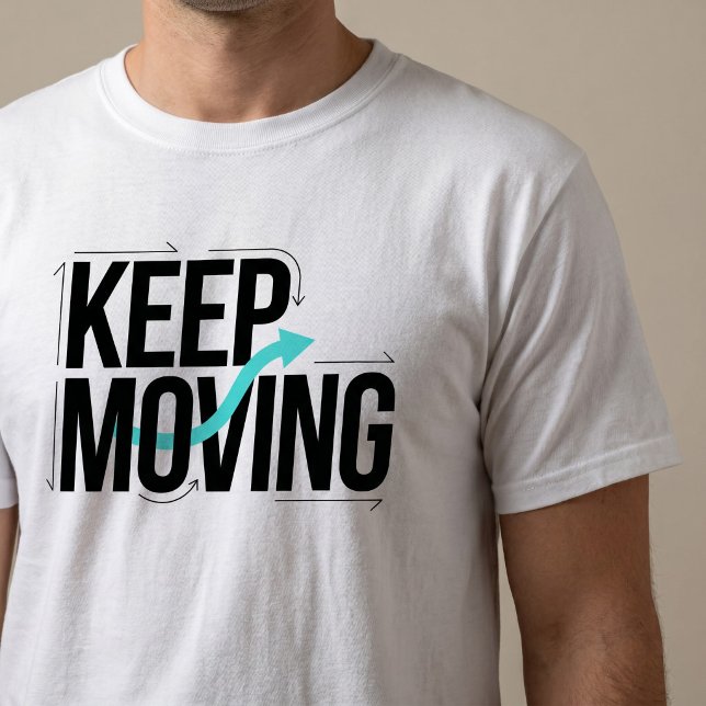 Camiseta de Tipografia Motivacional Continue se Mo (Criador carregado)