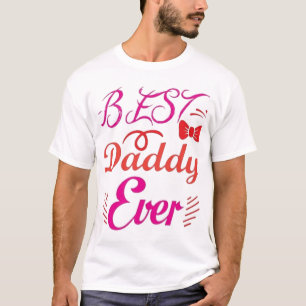 Camiseta de Tipografia Personalizada Melhor Papai 