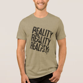 Camiseta de Tipografia Realidade Distorcida Preto