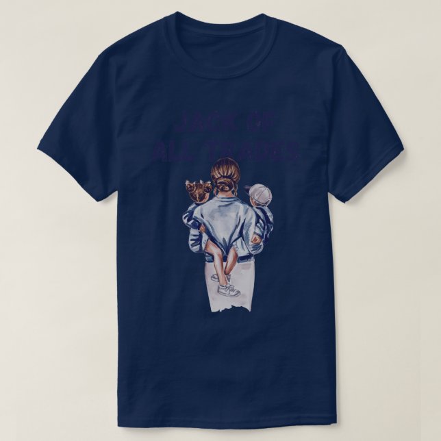 Camiseta de Todas as Trocas de Supermãe (Frente do Design)
