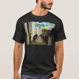 Camiseta de torcedores de futebol
