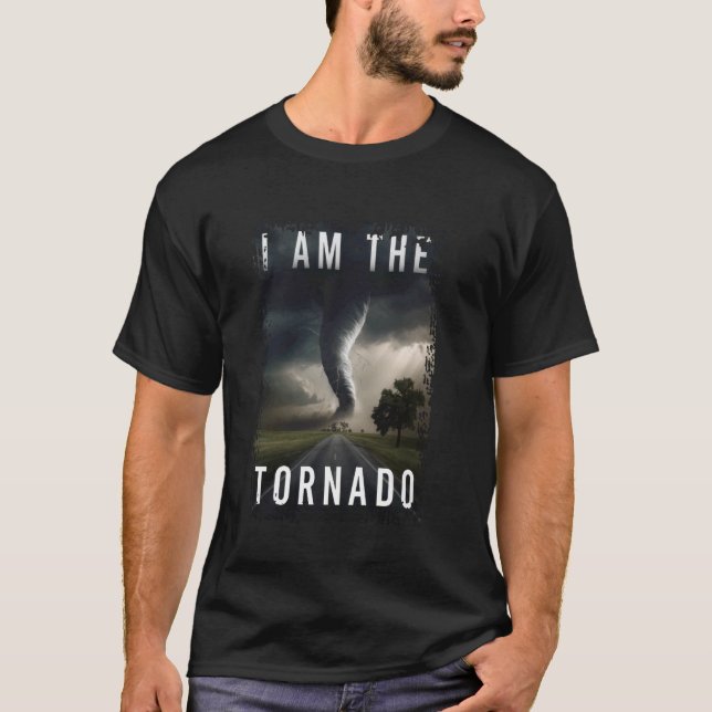 Camiseta de Tornado para Crianças Meteorologia de  (Frente)