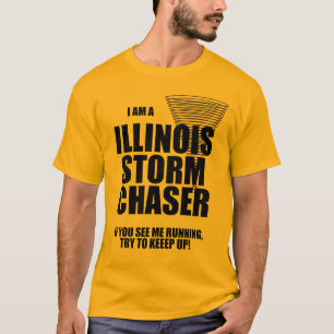 Camiseta de Tornado Storm Chaser em Illinois