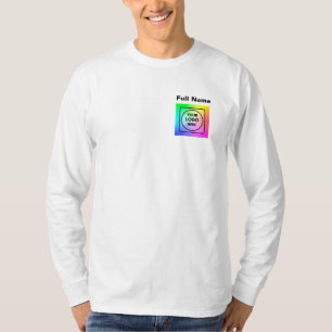 Camiseta de Trabalho com Logotipo na Bolsa Frente