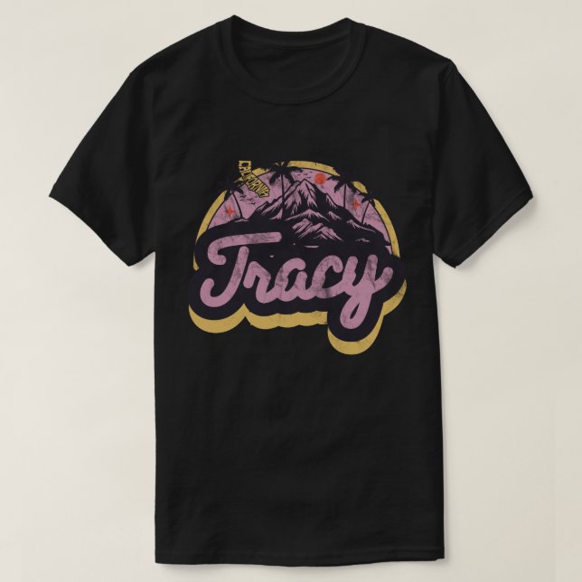 Camiseta de Tracy, Califórnia (Frente do Design)