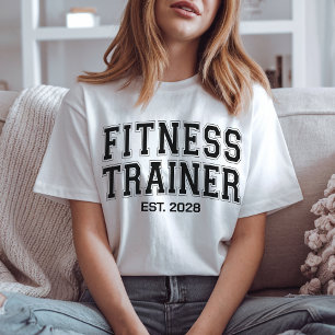 Camiseta de Treinador de Fitness Personalizado, Ca