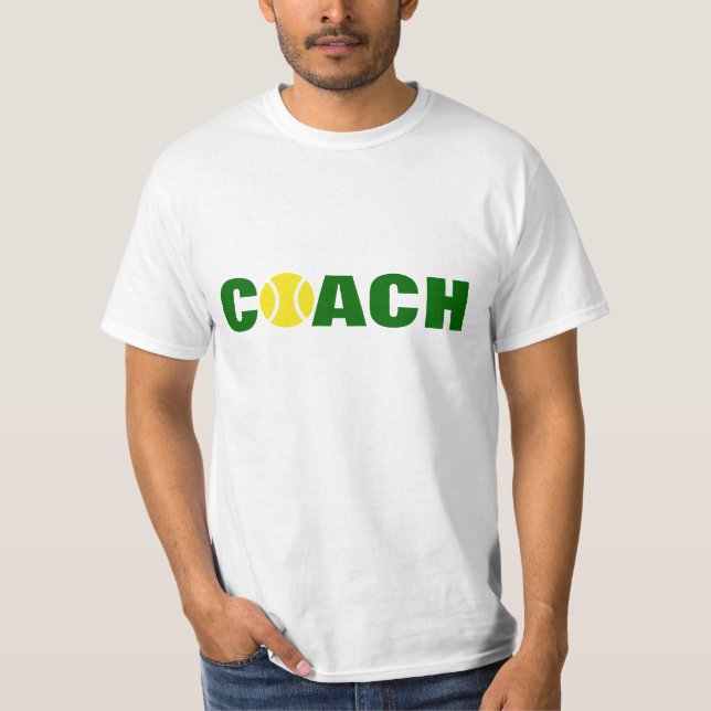 Camiseta de treinador de tênis (Frente)