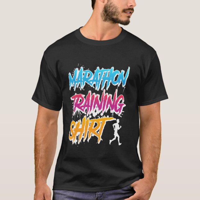 Camiseta de TREINAMENTO DE MARATONA para Corredor  (Frente)