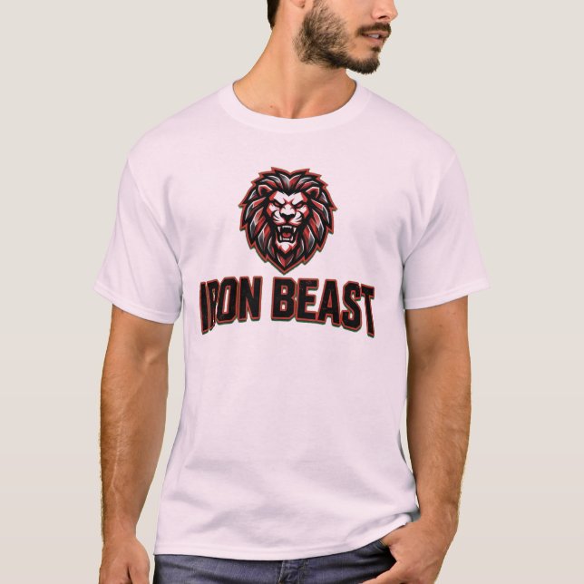 Camiseta de Treino com Logo da Iron Beast Gym (Frente)